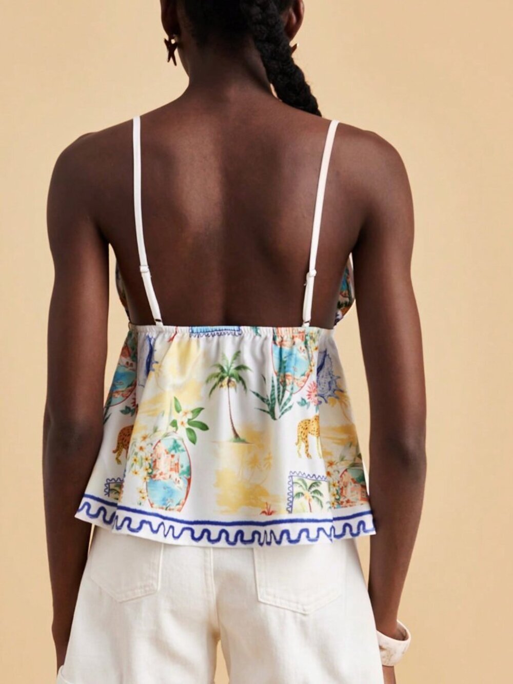 Multicolor Boho Women's Cami Top